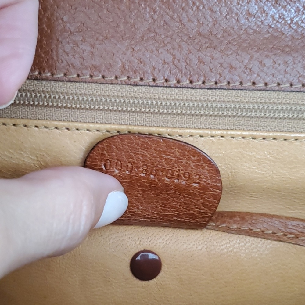 Vintage Gucci Kelly bag brown gold hardware purse - Picture 8 of 8